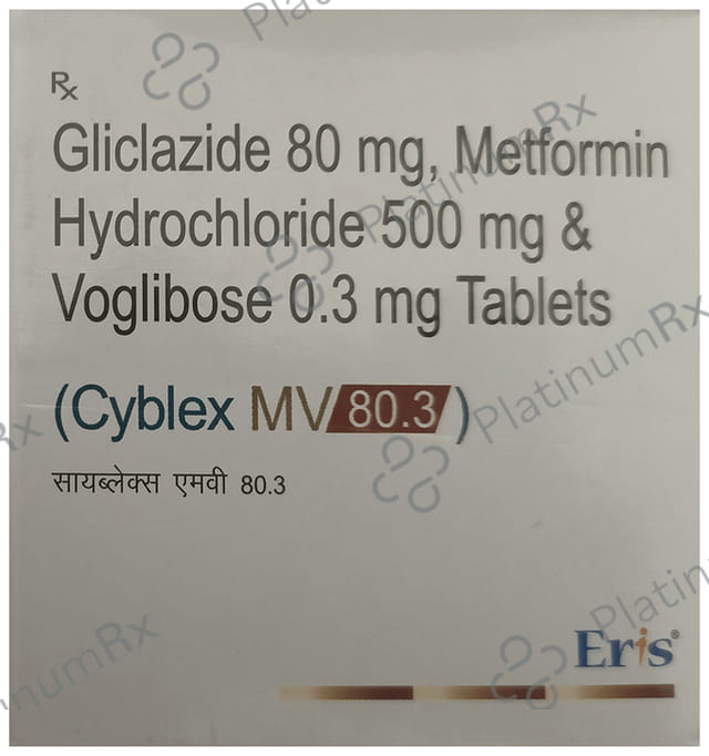 Cyblex MV 0.3/500/80mg Tablet 15s