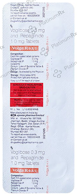Volga R 1/0.3mg Tablet 10s