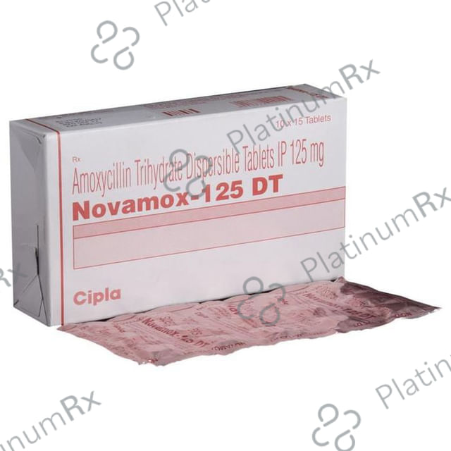 Novamox DT 125mg Tablet 15s