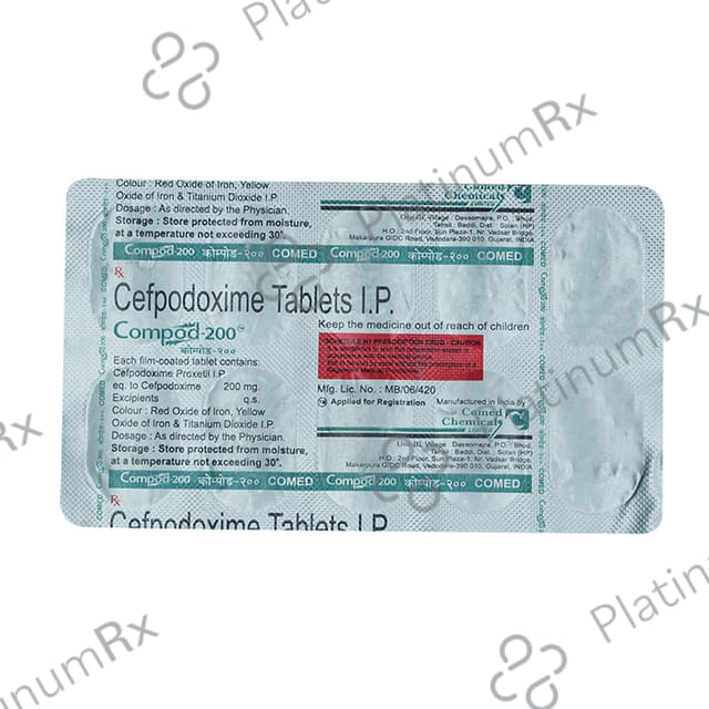 Compod 200mg Tablet