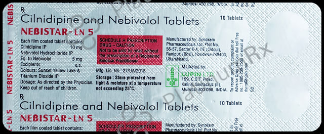 Nebistar LN 5/10mg Tablet 10s