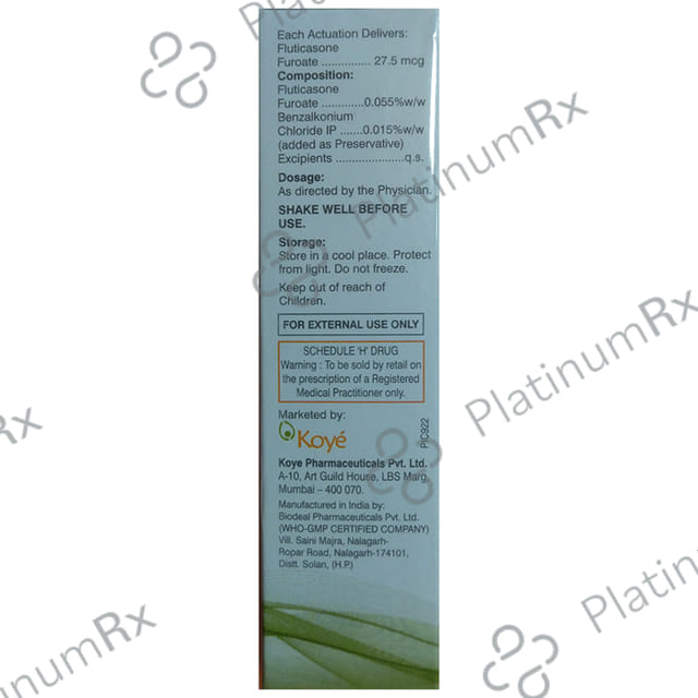 Spiroflut 27.7mcg Nasal Spray 12gm