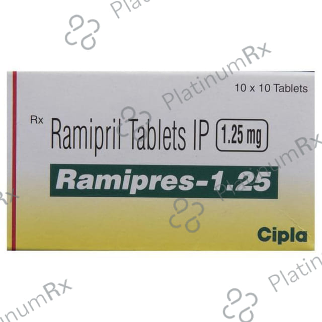 Ramipres 1.25mg Tablet 10s