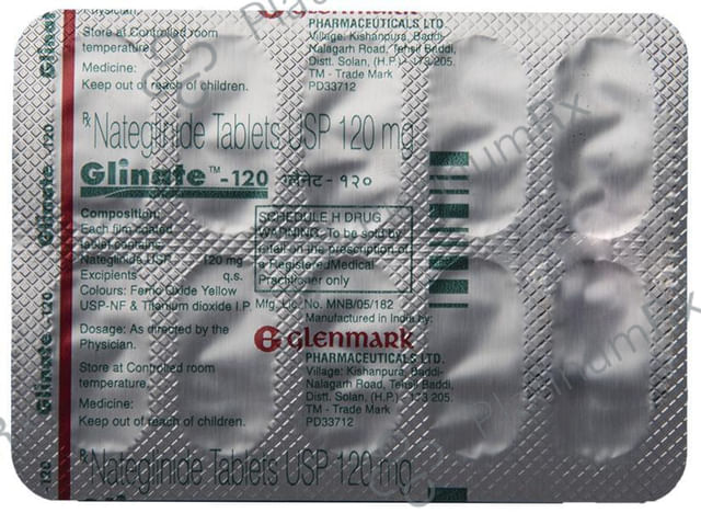 Glinate 120mg Tablet 10s