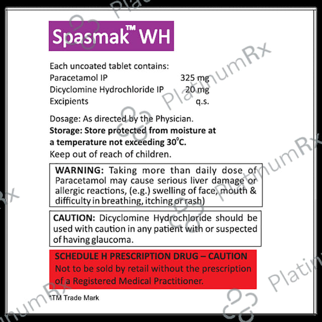 Spasmak-WH Tablet