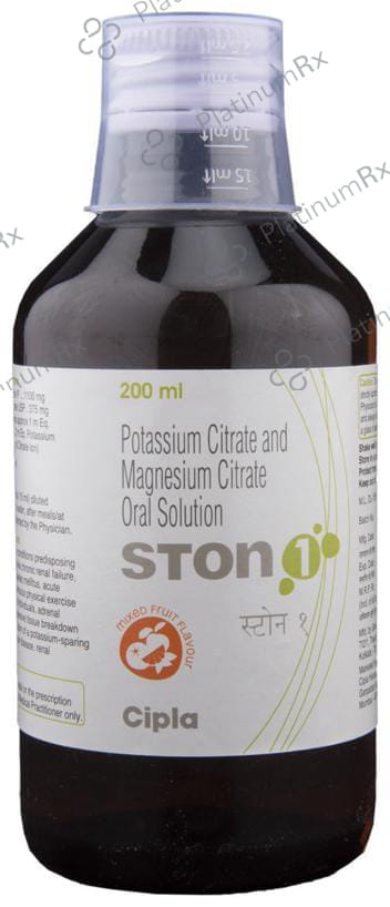 Ston 1 Oral Solution Mixed Fruit Oral Solution 200ml