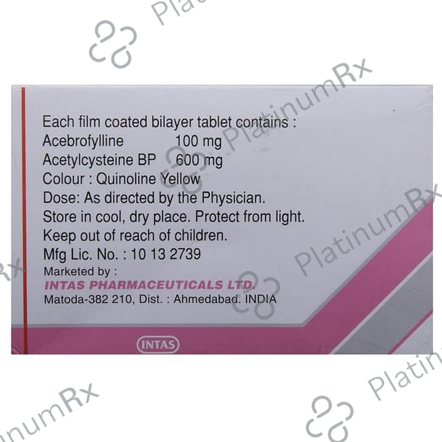 Broclear 100/600mg Tablet 10s