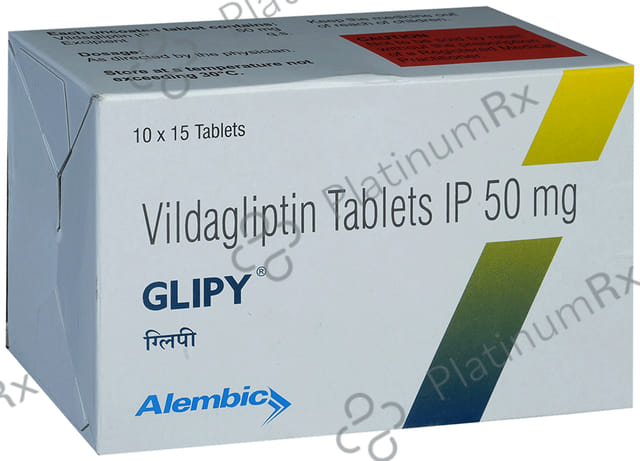 Glipy 50mg Tablet 15s