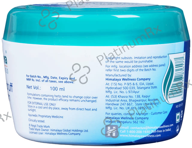 Himalaya Anti Dandruff Hair Cream 100ml