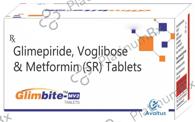 Glimbite MV2/500/0.2mg Tablet SR 10s