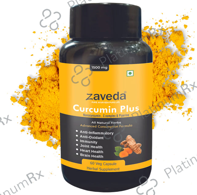 Zaveda Curcumin Plus Veg Capsule 60 vegicaps