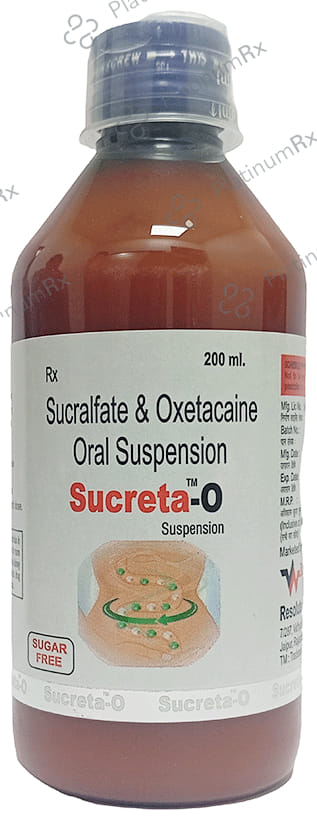 Sucreta 10/500mg O Oral Suspension Sugar Free 200ml