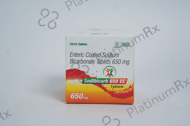 Sodibicarb EC 650mg Tablet 15s