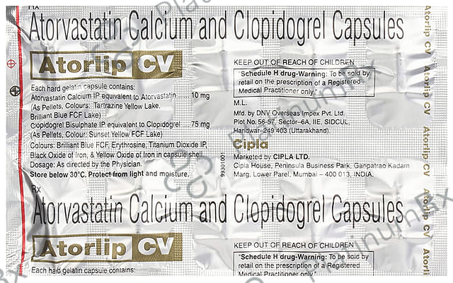 Atorlip CV 75/10mg Capsule 10s