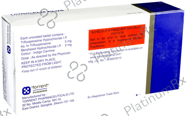 Trinicalm Plus 5/2mg Tablet 10s