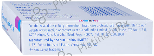 Cardace 5mg Tablet 15s