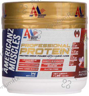 Americanz Muscles Professional Protein Powder Saffron Pistachio