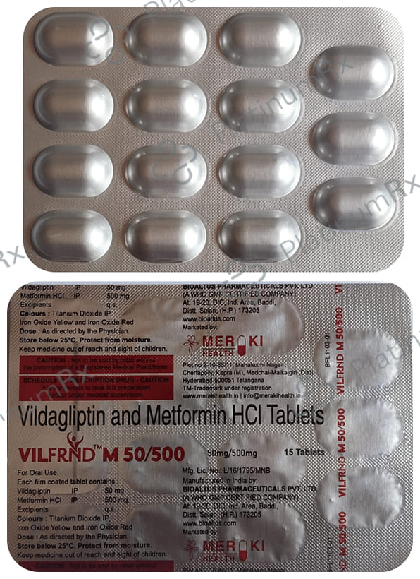 Vilfrnd M 50/500 Tablet