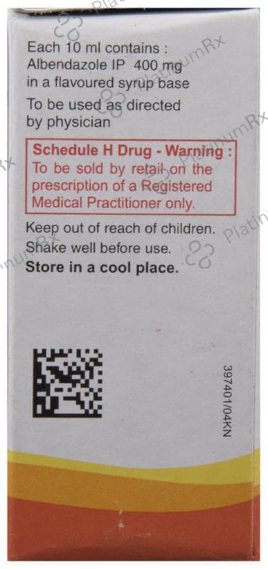 Zentel 400mg Oral Suspension 10ml