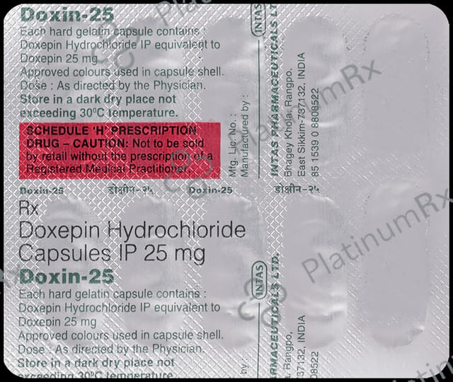 Doxin 25mg Capsule 10s