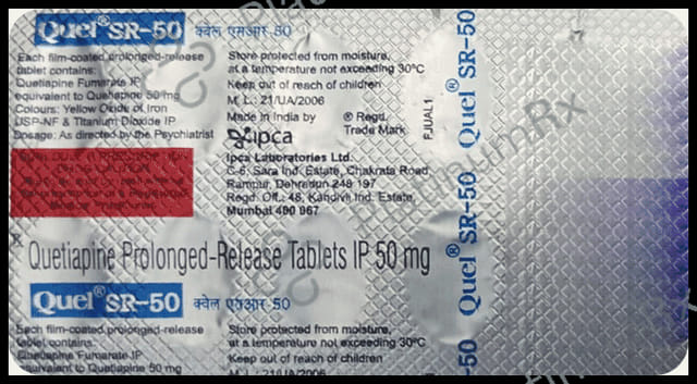 Quel SR 50mg Tablet 10s
