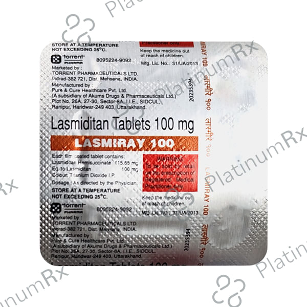 Lasmiray 100mg Tablet 4s