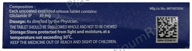 Glizid XR 30mg Tablet 15s
