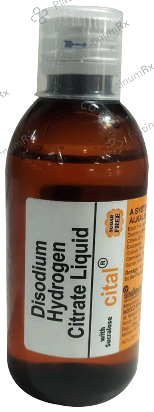Cital 1.37gm Sugar Free Oral Liquid 100ml