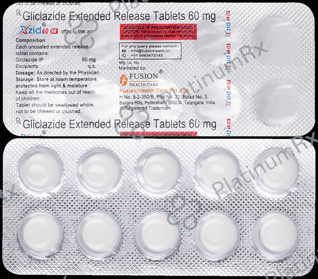 Xzid 60mg XR Tablet 10s