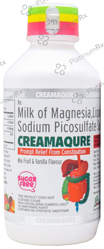 Creamaqure Oral Suspension Mix Fruit & Vanilla Sugar Free