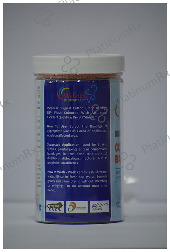 Wellness Surgical Ortho Care Fast Edges Cotton Crepe Bandage