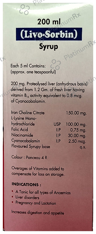 Livo Sorbin Syrup 200ml