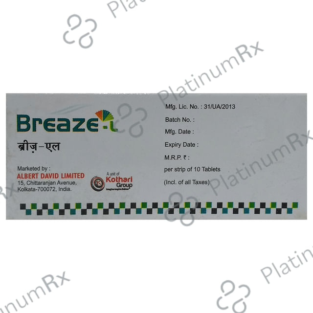 Breaze L 5/10mg Tablet 10s
