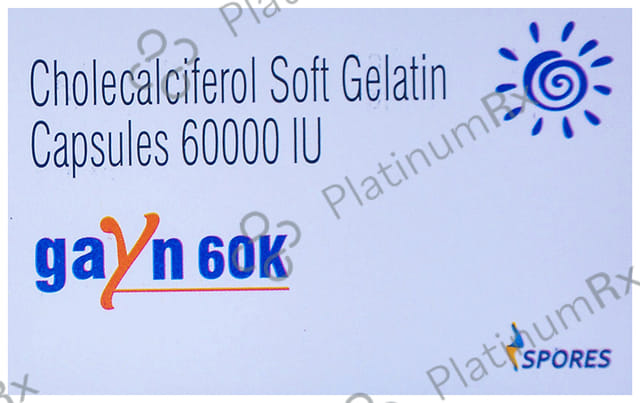 Gayn 60K Soft Gelatin Capsule 4s