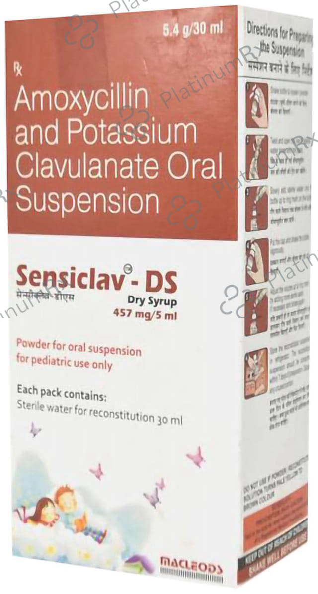 Sensiclav DS 400/57mg Dry Syrup 30ml