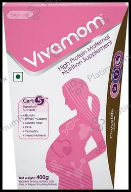 Vivamom High Protein Maternal Nutrition Supplement Flavour Chocolate Powder 400gm
