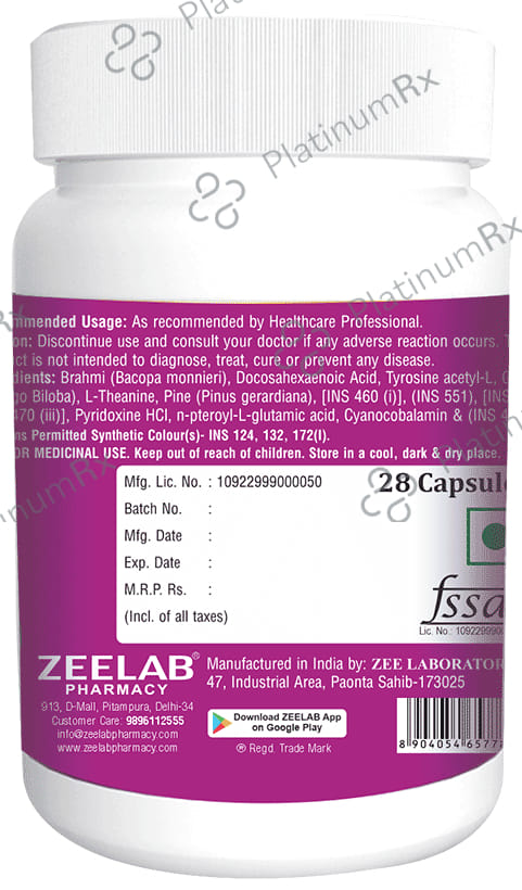 Zee Laboratories Neurozee Capsule