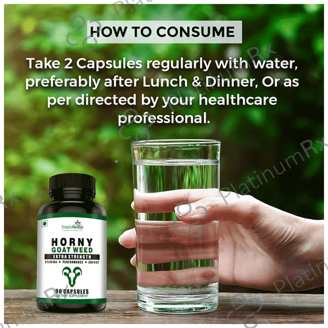 Simply Herbal Horny Goat Weed Extract Capsule