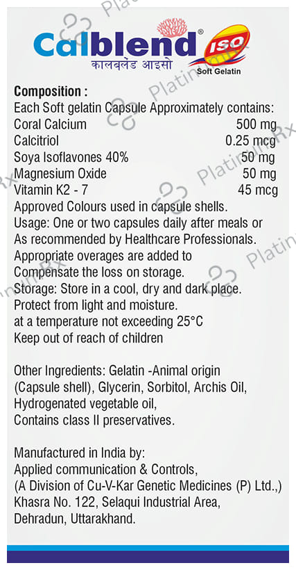 Calblend ISO Capsule 10s
