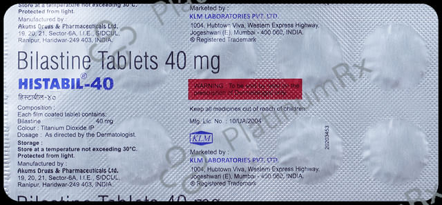 Histabil 40 Tablet