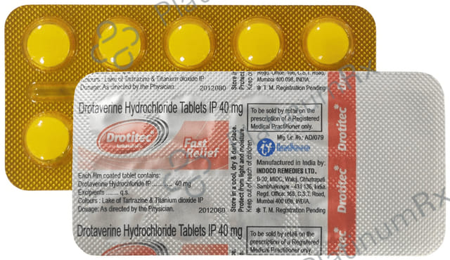 Drotitec 40mg Tablet 10s