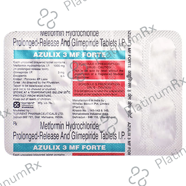 Azulix 3 MF Forte 3/1000mg Tablet PR 10s