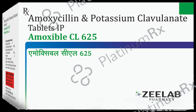 Amoxible CL 625mg Tablet 10s