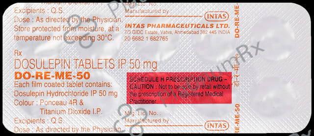 Do Re Me 50mg Tablet