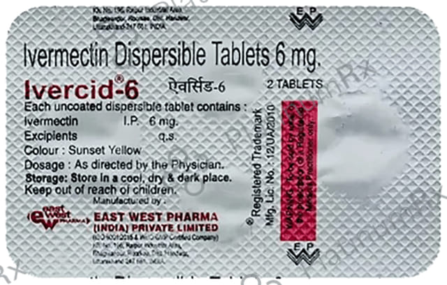 Ivercid 6mg Tablet 2s