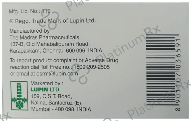 Matilda ER 5000mcg/1500mcg/20mg Tablet 10s