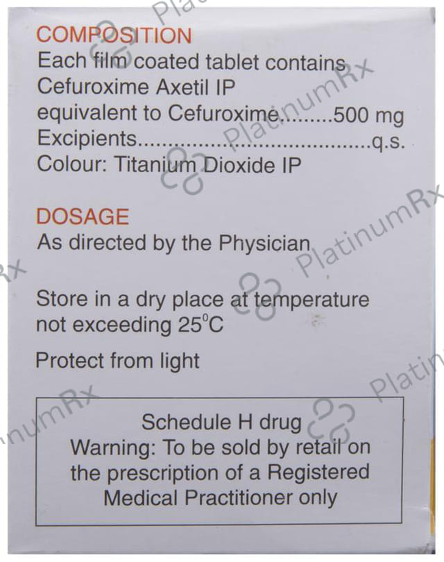 Zefu 500mg Tablet 10s