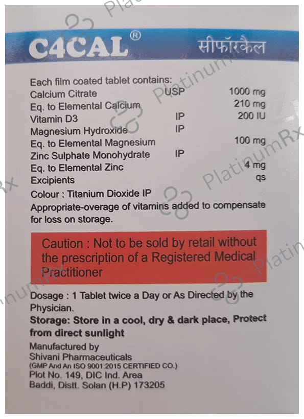 C4Cal Tablet 10s