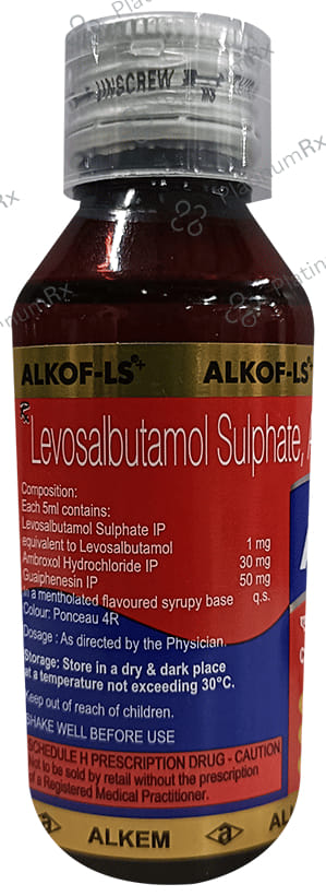 Alkof LS Plus Cough Syrup 100ml