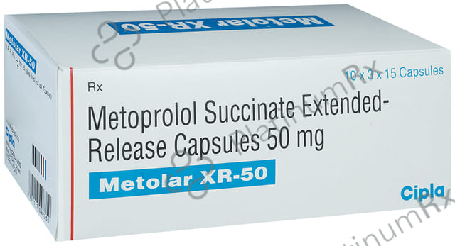 Metolar XR 50mg Capsule 15s
